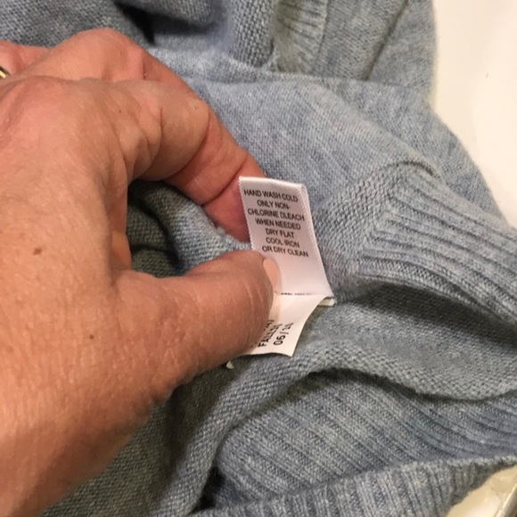 Banana Republic Heritage Collection Gray/Blue Wool Blend  Sweater Sz XS - Picture 13 of 14